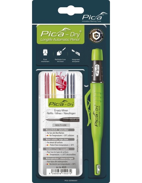 PACKS DE MARCADOR 3030 PICA-DRY Y ESTUCHE DE 8 MINAS 4070
