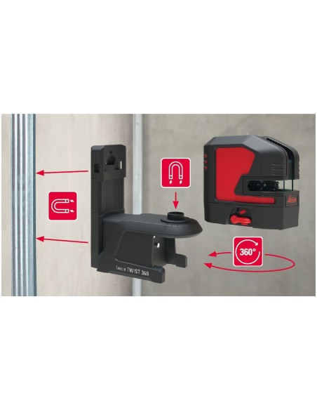 NIVEL LASER DE LINEAS Y PUNTOS VERDES LINO L2P5G