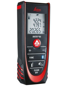 MEDIDOR LASER DISTO D2 NEW (ALCANCE 100 M, PRECISION ± 1.5 MM)