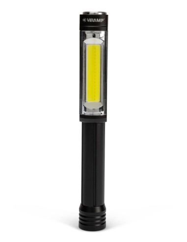 LINTERNA DE ALUMINIO COB 3W + FLASH ROJO CON IMAN IPER POTENTE BIG DADDY