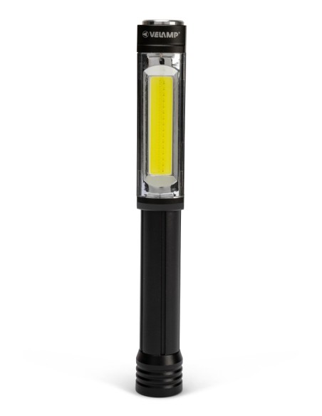 LINTERNA DE ALUMINIO COB 3W + FLASH ROJO CON IMAN IPER POTENTE BIG DADDY