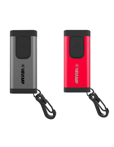 LINTERNA COB RECARGABLE CON MOSQUETON EN ALUMINIO COLORES VARIADOS WILSON
