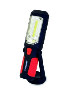 LINTERNA DE TALLER LED COB 3W 200LM IMAN GANCHO BASE AJUSTABLE