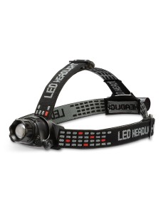 LINTERNA FRONTAL RECARGABLE DE 10 W Y 900 LUMENES, CON ZOOM KAIZER