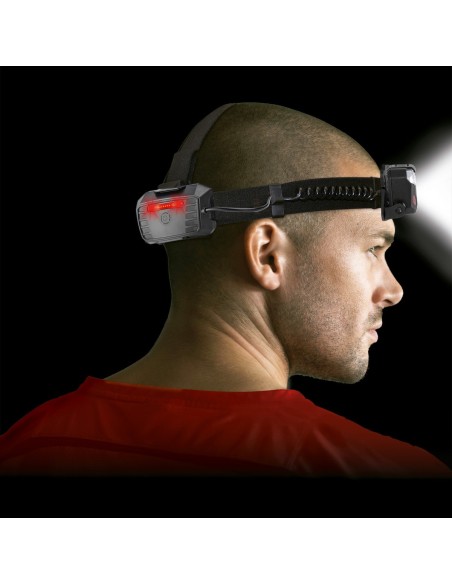 LINTERNA FRONTAL RECARGABLE DE 10W, 1200 LUMENES, CON REFLECTOR CAESAR