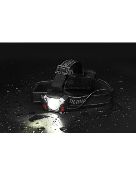 LINTERNA FRONTAL RECARGABLE DE 10W, 1200 LUMENES, CON REFLECTOR CAESAR
