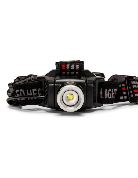 LINTERNA FRONTAL LED CREE 400LM CON ZOOM Y LUZ TRASERA ARGO ZOOM EVO