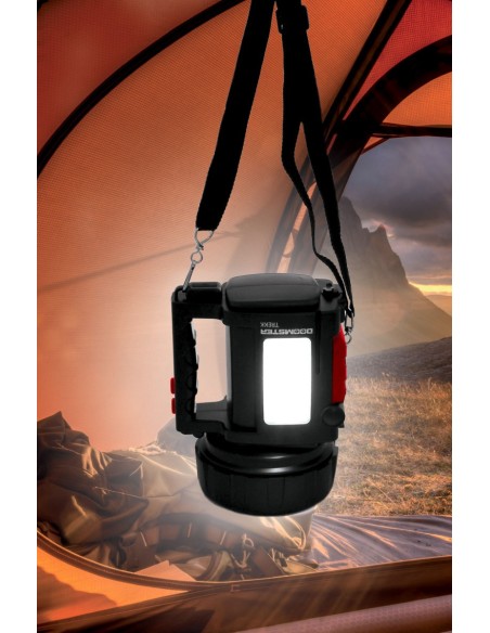 PROYECTOR RECARGABLE ANTI BLACKOUT + LUZ LATERAL + POWER BANK DOOMSTER TREKK