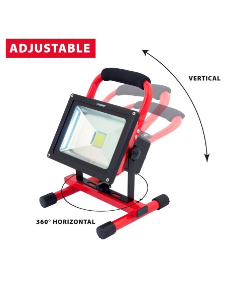 FOCO OBRA LED 20W RECARGABLE COB IP65 1200LM CYCLOP