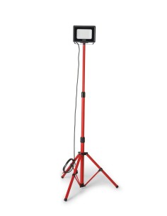 FOCO TRABAJO LED SMD IP65 50W NEGRO 4000K CON TRIPODE Y CABLE DE 3M WAINGRO