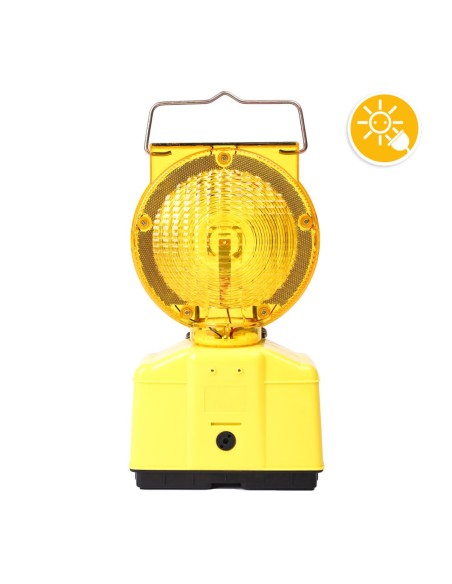 BALIZA INTERMITENTE DE CARRETERA LED RECARGABLE CON PANEL SOLAR SOLAR BLINK ROAD