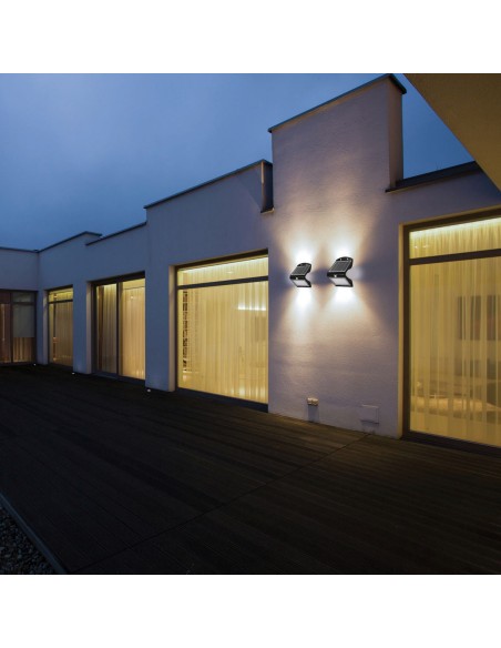 APLIQUE LED DE 4 W (500 LM) CON CARGA SOLAR Y SENSOR DE MOVIMIENTO COLOMBA