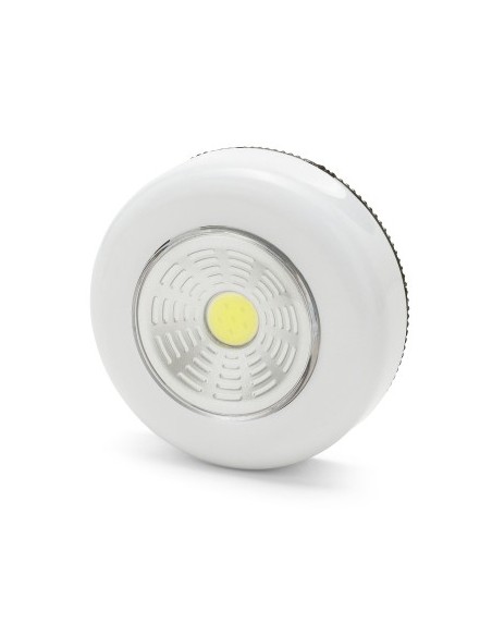 MINI LAMPARA LED DE UN TOQUE REDONDA CON ACABADO EN ALUMINIO MINIPUSHLIGHT