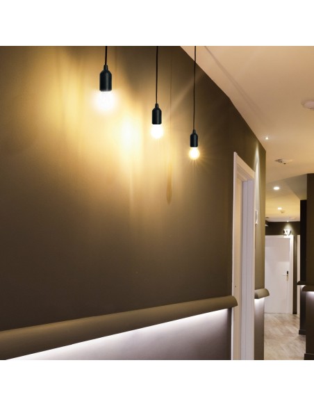 LAMPARA DE FILAMENTO LED 2700K CON INTERRUPTOR DE CABLE FILAMENTORETRO