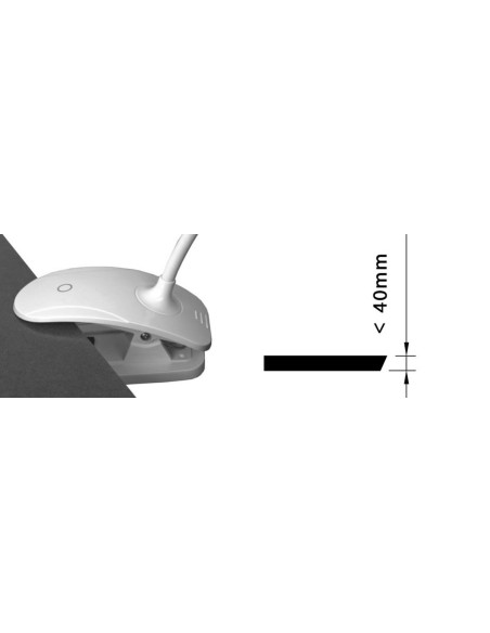 LAMPARA LED CON LENTE RECARGABLE 3X / 8X