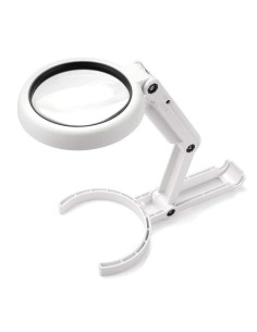 LAMPARA DE MANO O DE MESA DE 8 LED CON LENTE 5X / 11X