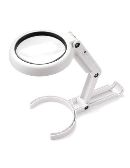 LAMPARA DE MANO O DE MESA DE 8 LED CON LENTE 5X / 11X