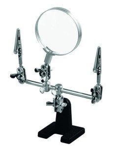 LUPA CON SOPORTE Y CLIP GIRATORIO C-3PO