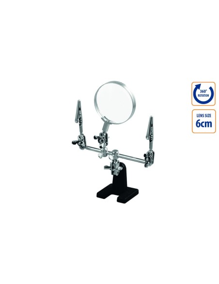 LUPA CON SOPORTE Y CLIP GIRATORIO C-3PO