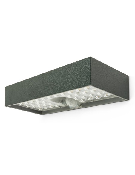 Aplique de pared LED con energía solar y sensor de movimiento TEGEL