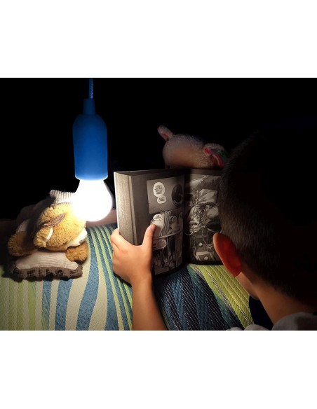 Bombilla LED portátil con interruptor de cadena RETRO