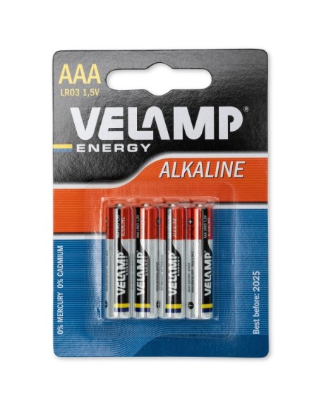 Pilas alcalinas AAA de 1,5V Mini Stilo LR03