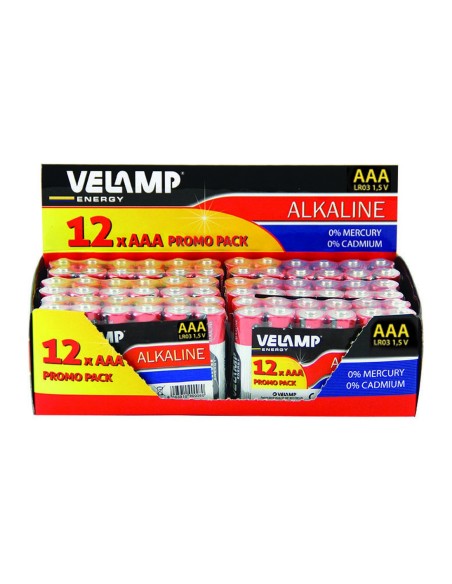 Pilas alcalinas AAA de 1,5V Mini Stilo LR03