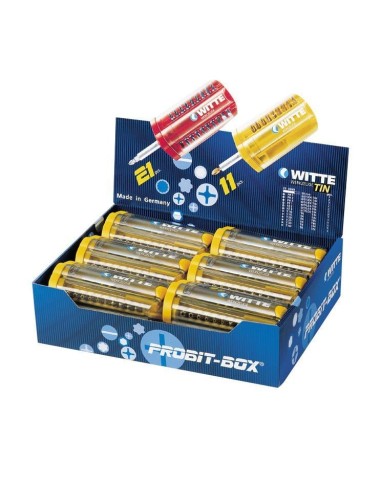 CAJA DE 21 PUNTAS DE ATORNILLAR PROBIT-BOX (TIPO STANDARD ROJO)