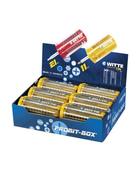 CAJA DE 21 PUNTAS DE ATORNILLAR PROBIT-BOX (TIPO STANDARD ROJO)