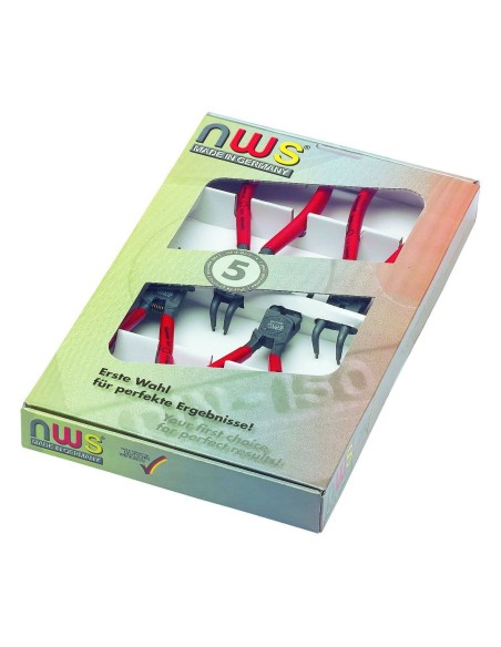 JUEGO 4 PZAS. CIRCLIPS ( 2 ALICATES RECTOS,2 ALICATES CURVOS )