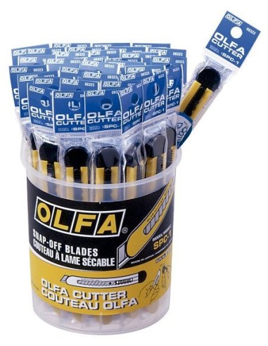 PACK DE 40 CUTERS BASICOS CON CUCHILLA 9 MM