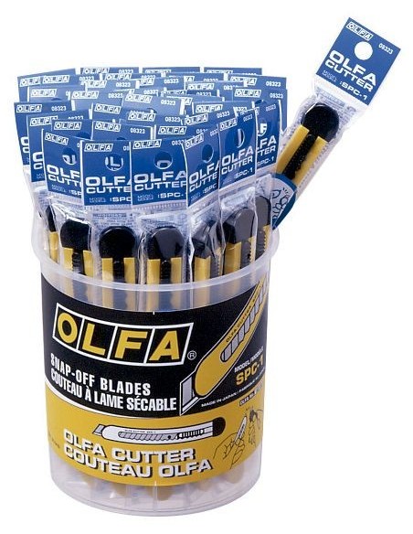 PACK DE 40 CUTERS BASICOS CON CUCHILLA 9 MM