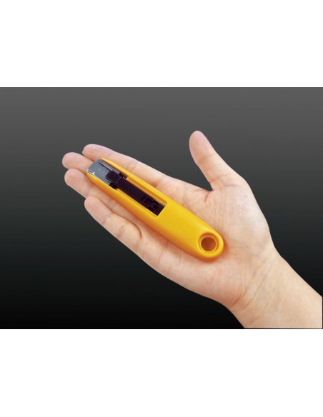 Cúter de seguridad compacto con retracción de cuchilla semi automática SK-7 OLFA