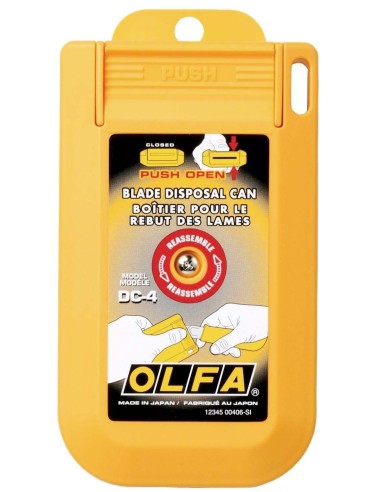 CONTENEDOR PARA CUCHILLAS USADAS CON TAPA