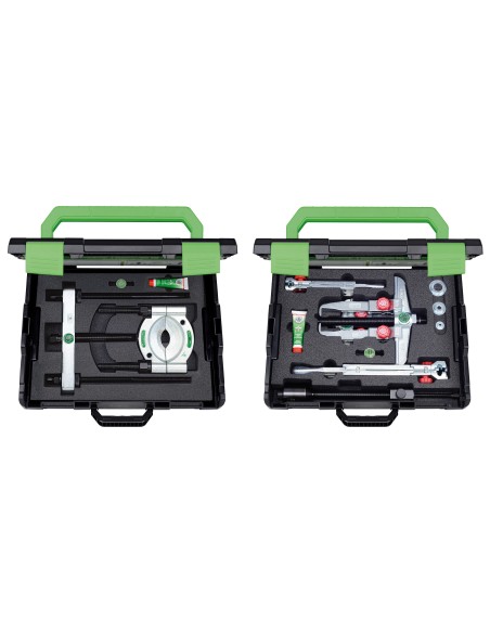 JUEGO EXTRACTOR 2 PATAS + SEPARADOR + PATAS LARGAS + PRENSA HIDRAULICA AUXILIAR