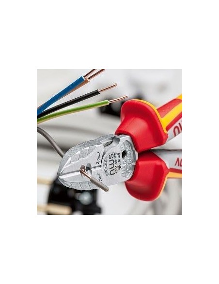 ALICATE CORTE DIAGONAL ELECTRICISTA SERIE 49 VDE LARGO 190 MM