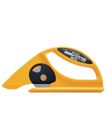CUTER PARA MOQUETAS, ALFOMBRAS Y PLACHAS DE GOMA CON CUCHILLA CIRCULAR DE 45 MM