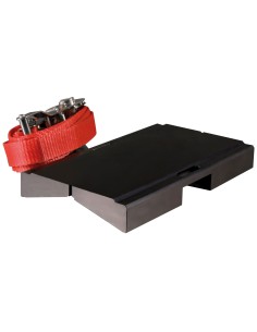PLATO DE SUJECION PARA TUBERIAS (220X130X28 MM) + CORREA DE SUJECION DE 2 M