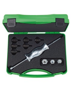 Juego con martillo deslizante para extraer piezas con rosca serie KS-22