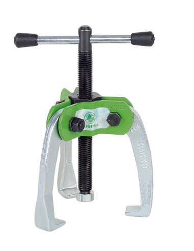 Extractor de rodamientos autocentrante de 3 patas a manivela