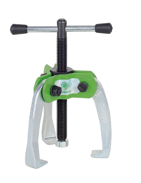 Extractor de rodamientos autocentrante de 3 patas a manivela
