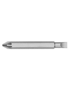 Punta reversible Plana / Pozidriv guía 1/4"