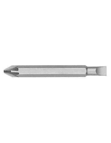 Punta reversible Plana / Pozidriv guía 1/4"