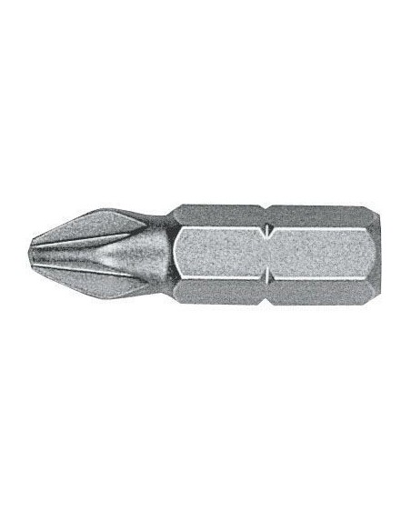 Punta Pozidriv (PZ) STANDARD guía 1/4" corta (en caja industrial)
