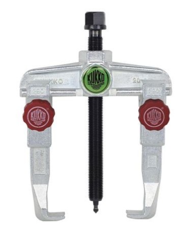 Extractor de rodamientos universal de 2 patas con regulación rápida