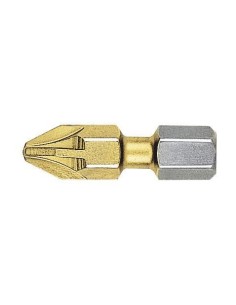 Punta Pozidriv (PZ) BITFLEX TIN guía 1/4" corta