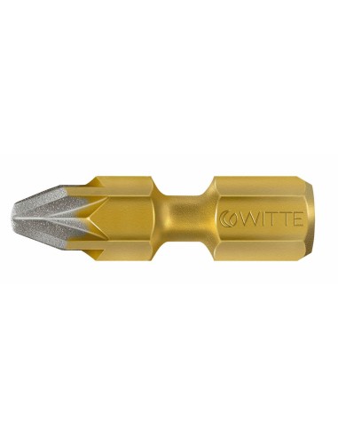 Punta Pozidriv (PZ) BITFLEX DIAMOND guía 1/4" corta