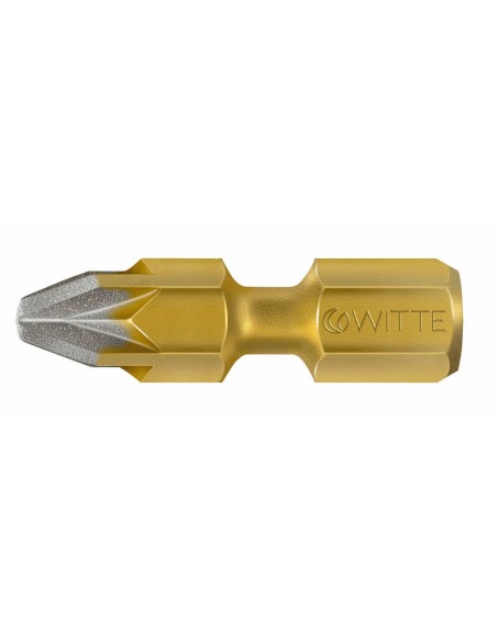 Punta Pozidriv (PZ) BITFLEX DIAMOND guía 1/4" corta