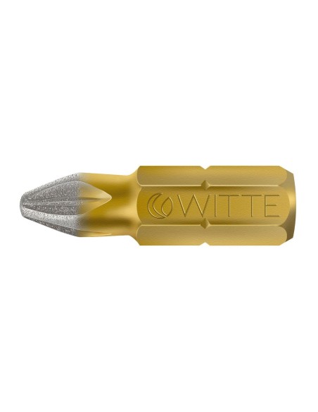 Punta Pozidriv (PZ) DIAMOND guía 1/4" corta
