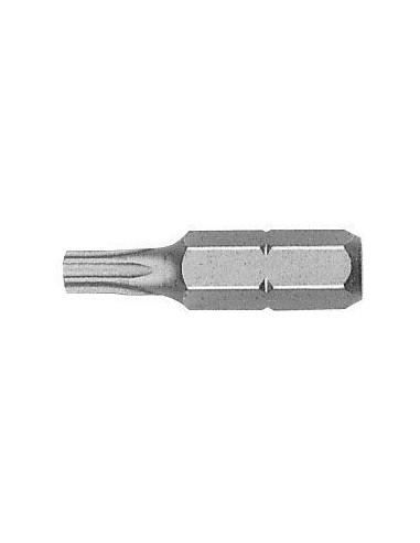 Punta Torx seguridad STANDARD guía 1/4" corta